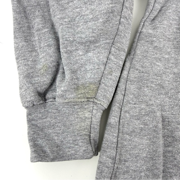 Vintage 90's Soffe University of Wyoming Cowboys Gray Crewneck Sweater - Picture 9 of 11